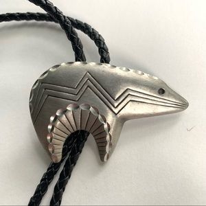 Southwest Bear Bolo Tie